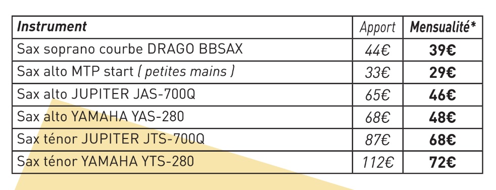 tableau loa sax