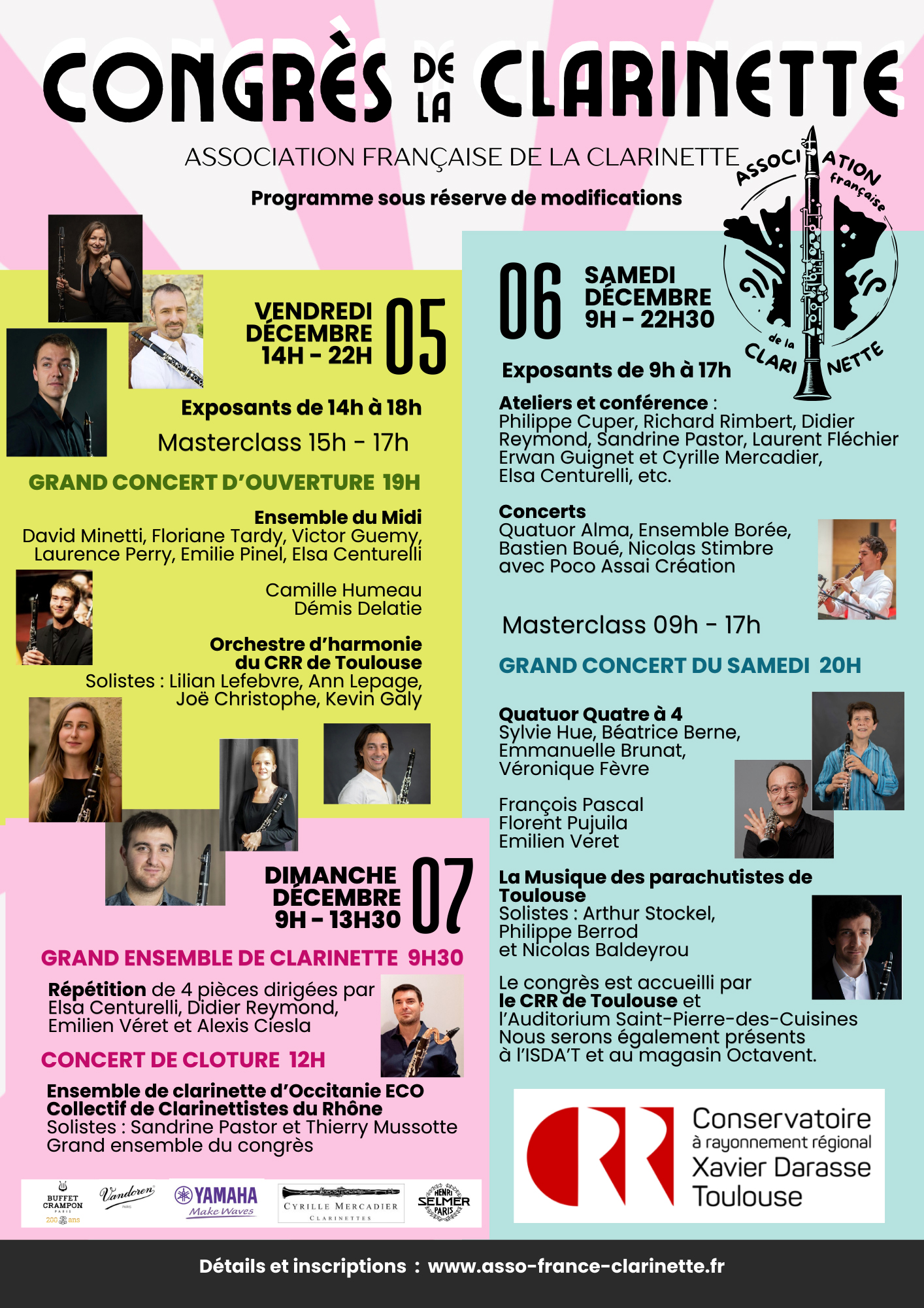 programme du congrès 1